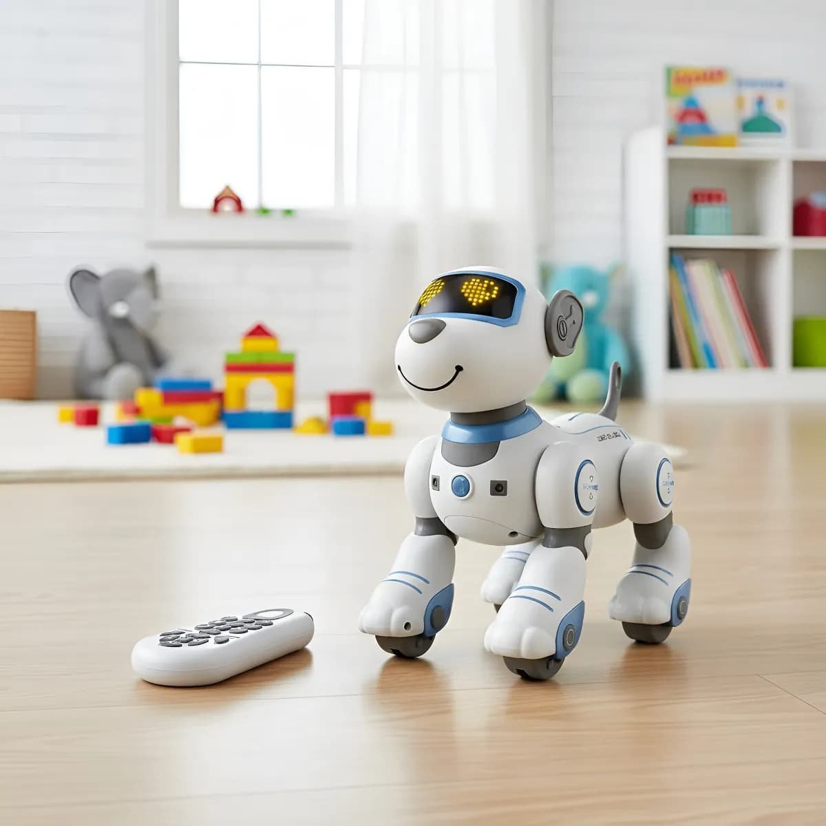 Perro robot inteligente con control remoto Gris - Image 7