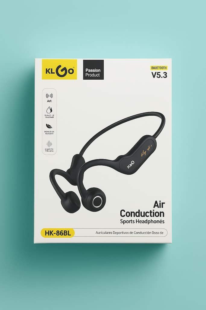 Audifono air conduction sport KLGO HK-86BL