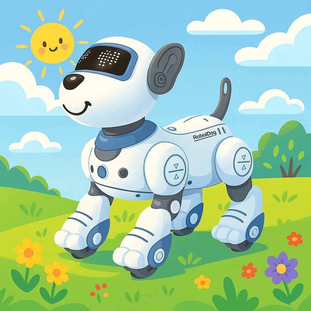 Perro robot inteligente con control remoto