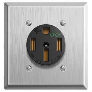 Toma NEMA 1450R para empotrar